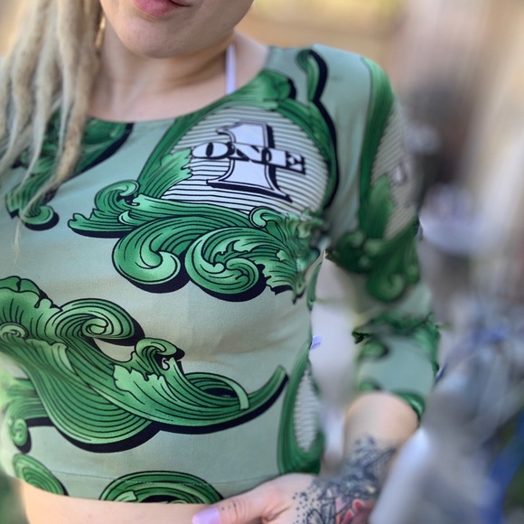 **RARE** JEREMY SCOTT Dolla Dolla Bill Shirt - Picture 3 of 4